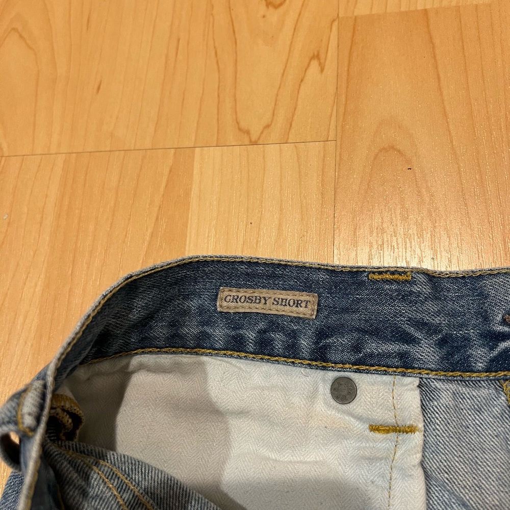 Polo by Ralph Lauren Distressed Denim Jean Shorts - Blue - Picture 4 of 4